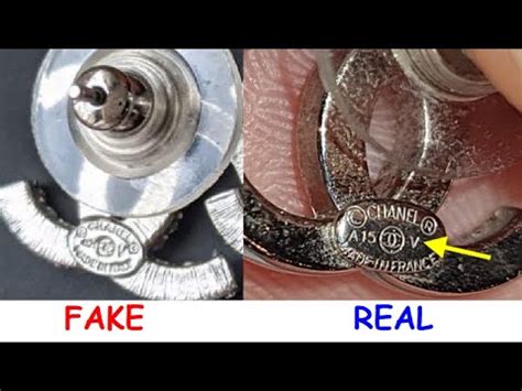 how can you tell if chanel earrings are fake